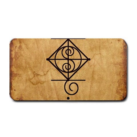 I Am Strong, Calm  And Protected By The Infinite Universe Medium Bar Mats from ArtsNow.com 16 x8.5  Bar Mat