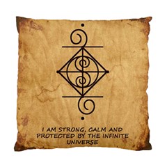I Am Strong, Calm  And Protected By The Infinite Universe Standard Cushion Case (Two Sides) from ArtsNow.com Front