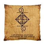I Am Strong, Calm  And Protected By The Infinite Universe Standard Cushion Case (Two Sides)