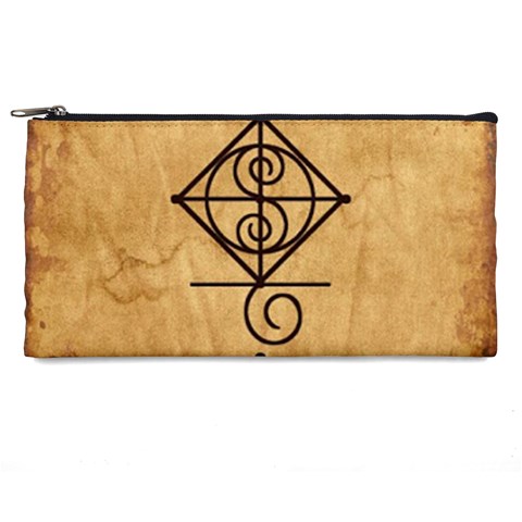 I Am Strong, Calm  And Protected By The Infinite Universe Pencil Case from ArtsNow.com Front