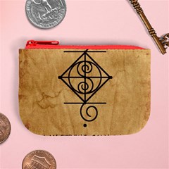 I Am Strong, Calm  And Protected By The Infinite Universe Mini Coin Purse from ArtsNow.com Front