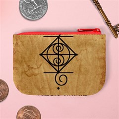I Am Strong, Calm  And Protected By The Infinite Universe Mini Coin Purse from ArtsNow.com Back