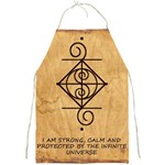 I Am Strong, Calm  And Protected By The Infinite Universe Full Print Apron