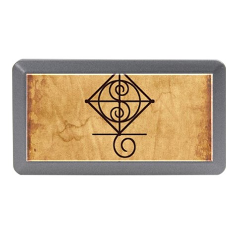 I Am Strong, Calm  And Protected By The Infinite Universe Memory Card Reader (Mini) from ArtsNow.com Front