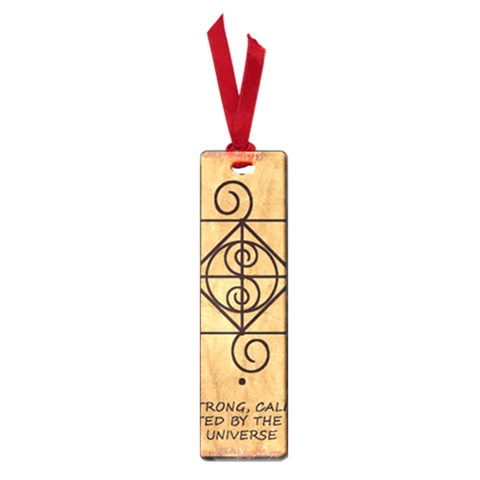 I Am Strong, Calm  And Protected By The Infinite Universe Small Book Marks from ArtsNow.com Front