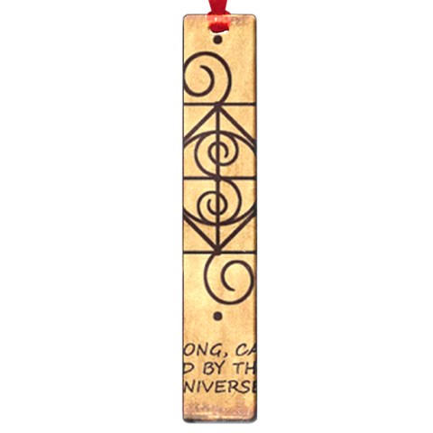 I Am Strong, Calm  And Protected By The Infinite Universe Large Book Marks from ArtsNow.com Front