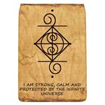 I Am Strong, Calm  And Protected By The Infinite Universe Removable Flap Cover (L)