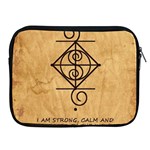 I Am Strong, Calm  And Protected By The Infinite Universe Apple iPad 2/3/4 Zipper Cases