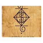 I Am Strong, Calm  And Protected By The Infinite Universe Double Sided Flano Blanket (Large) 