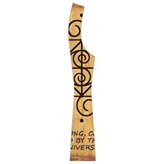 I Am Strong, Calm  And Protected By The Infinite Universe Boyleg Halter Swimsuit  from ArtsNow.com Side Left