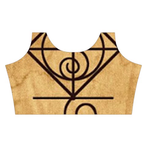 I Am Strong, Calm  And Protected By The Infinite Universe Skater Dress Swimsuit from ArtsNow.com Top Front