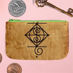I Am Strong, Calm  And Protected By The Infinite Universe Large Coin Purse from ArtsNow.com Front