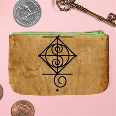 I Am Strong, Calm  And Protected By The Infinite Universe Large Coin Purse from ArtsNow.com Back