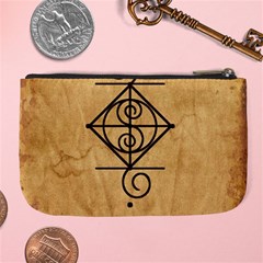 I Am Strong, Calm  And Protected By The Infinite Universe Large Coin Purse from ArtsNow.com Back