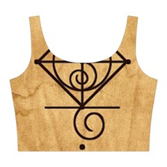 I Am Strong, Calm  And Protected By The Infinite Universe Midi Sleeveless Dress from ArtsNow.com Top Front