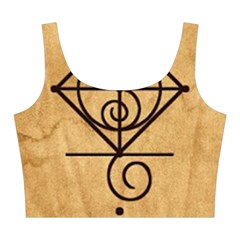 I Am Strong, Calm  And Protected By The Infinite Universe Midi Sleeveless Dress from ArtsNow.com Top Back