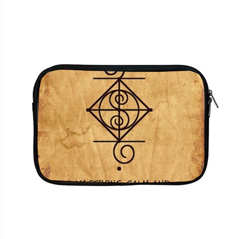 I Am Strong, Calm  And Protected By The Infinite Universe Apple MacBook Pro 15  Zipper Case from ArtsNow.com Front