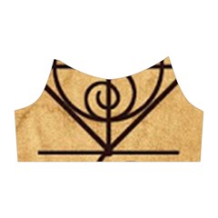 I Am Strong, Calm  And Protected By The Infinite Universe Shoulder Cutout Velvet One Piece from ArtsNow.com Left Sleeve