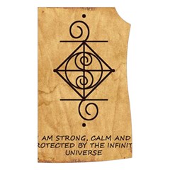 I Am Strong, Calm  And Protected By The Infinite Universe Women s Button Up Vest from ArtsNow.com Front Left