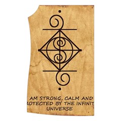 I Am Strong, Calm  And Protected By The Infinite Universe Women s Button Up Vest from ArtsNow.com Front Right