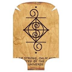 I Am Strong, Calm  And Protected By The Infinite Universe Luggage Cover (Large) from ArtsNow.com Back
