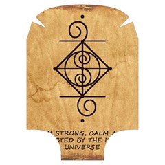 I Am Strong, Calm  And Protected By The Infinite Universe Luggage Cover (Medium) from ArtsNow.com Back