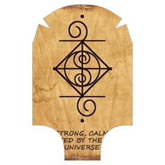 I Am Strong, Calm  And Protected By The Infinite Universe Luggage Cover (Small) from ArtsNow.com Back