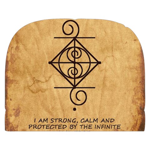 I Am Strong, Calm  And Protected By The Infinite Universe Make Up Case (Small) from ArtsNow.com Front