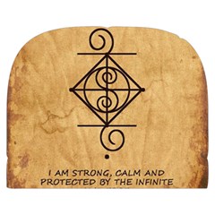 I Am Strong, Calm  And Protected By The Infinite Universe Make Up Case (Small) from ArtsNow.com Back