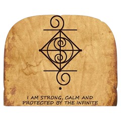 I Am Strong, Calm  And Protected By The Infinite Universe Make Up Case (Large) from ArtsNow.com Back