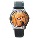 Labrador Round Metal Watch