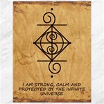 I Am Strong, Calm  And Protected By The Infinite Universe Canvas 12  x 16 