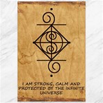 I Am Strong, Calm  And Protected By The Infinite Universe Canvas 12  x 18 