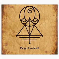 Best Friend Roll Up Canvas Pencil Holder (S) from ArtsNow.com Front