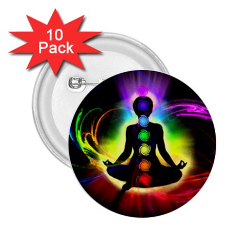 Chakra Design 2.25  Buttons (10 pack)  from ArtsNow.com Front
