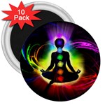 Chakra Design 3  Magnets (10 pack) 