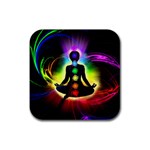 Chakra Design Rubber Coaster (Square) 