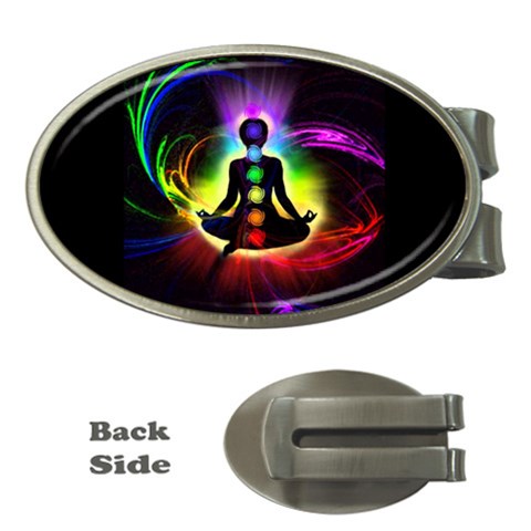 Chakra Design Money Clips (Oval)  from ArtsNow.com Front