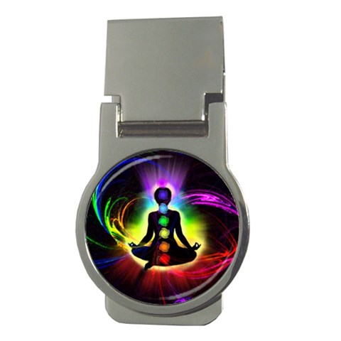 Chakra Design Money Clips (Round)  from ArtsNow.com Front