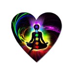 Chakra Design Heart Magnet