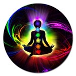 Chakra Design Magnet 5  (Round)
