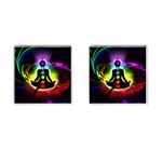 Chakra Design Cufflinks (Square)