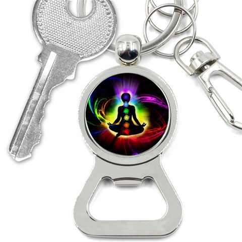 Chakra Design Bottle Opener Key Chain from ArtsNow.com Front