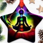 Chakra Design Star Ornament (Two Sides)