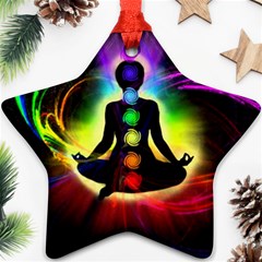 Chakra Design Star Ornament (Two Sides) from ArtsNow.com Back