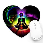 Chakra Design Heart Mousepads