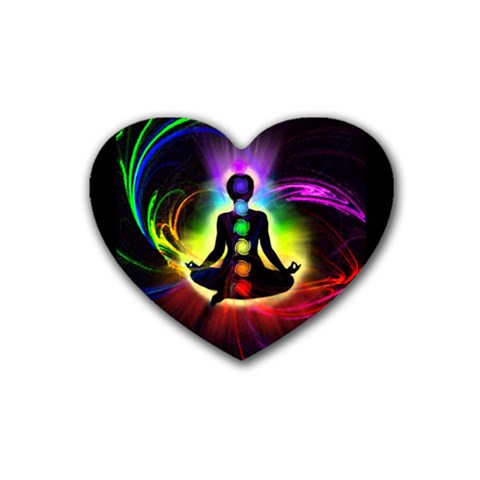 Chakra Design Heart Coaster (4 pack)  from ArtsNow.com Front