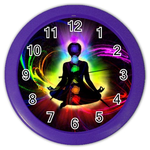 Chakra Design Color Wall Clock from ArtsNow.com Front