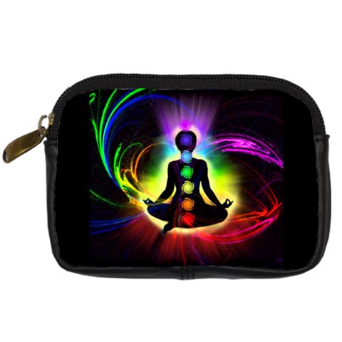 Chakra Design Digital Camera Leather Case from ArtsNow.com Front