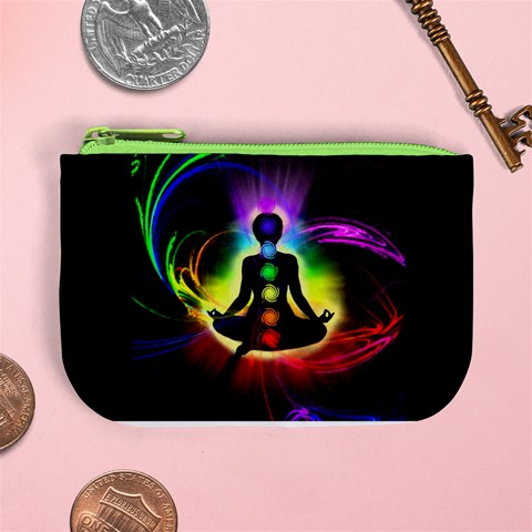 Chakra Design Mini Coin Purse from ArtsNow.com Front